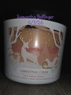 Bath & Body Works 3-Wick Candle Christmas Cider